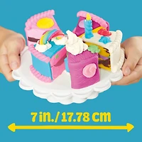Play-Doh Super Slice Cake Play Kitchen Set Arts & Crafts Toys for Kids 3+