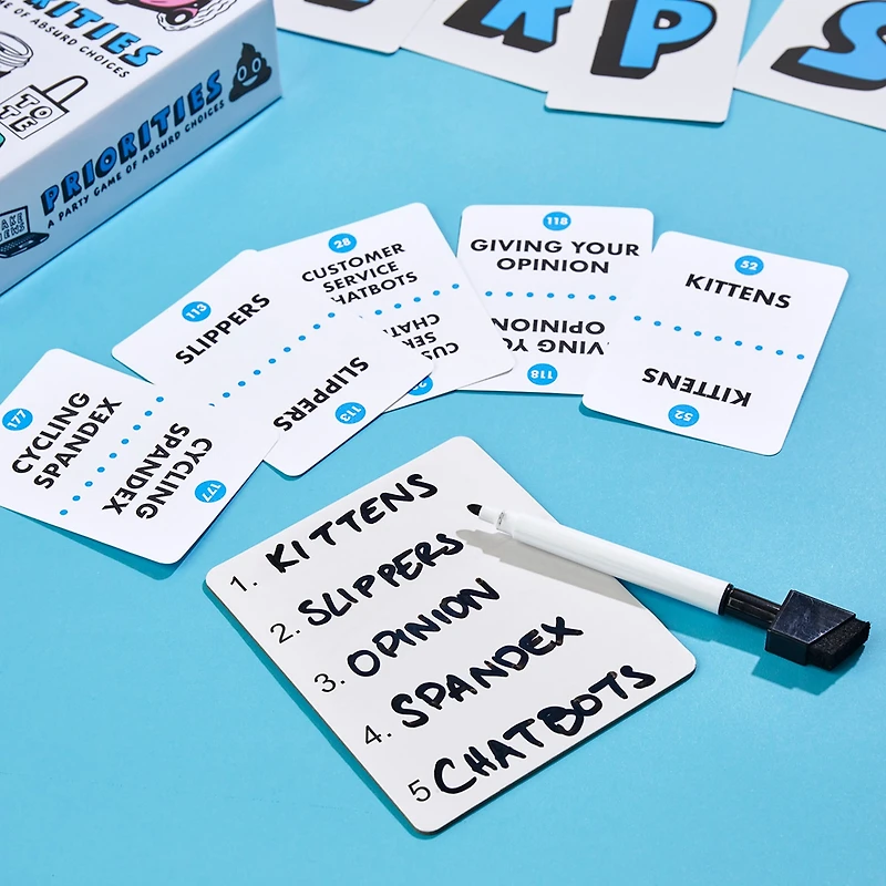Hasbro Priorities: A Game Of Absurd Choices 100-pc. Card Game