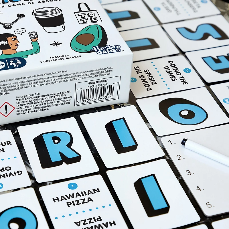 Hasbro Priorities: A Game Of Absurd Choices 100-pc. Card Game