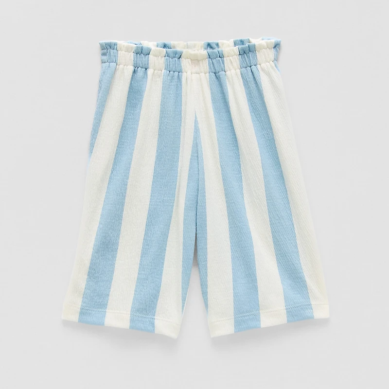 Okie Dokie Baby Girls Wide Leg Regular Fit Pull-On Pant