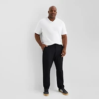 Stylus Mens Slim Fit Big and Tall Flat Front Pant