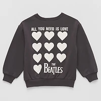 Grayson Little Little & Big Kid Boys Crew Neck Long Sleeve The Beatles Sweatshirt