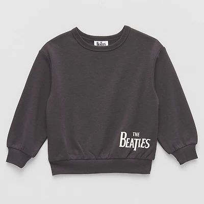 Grayson Little Little & Big Kid Boys Crew Neck Long Sleeve The Beatles Sweatshirt