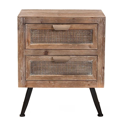Calida Bedroom Collection Mid Century Nightstand