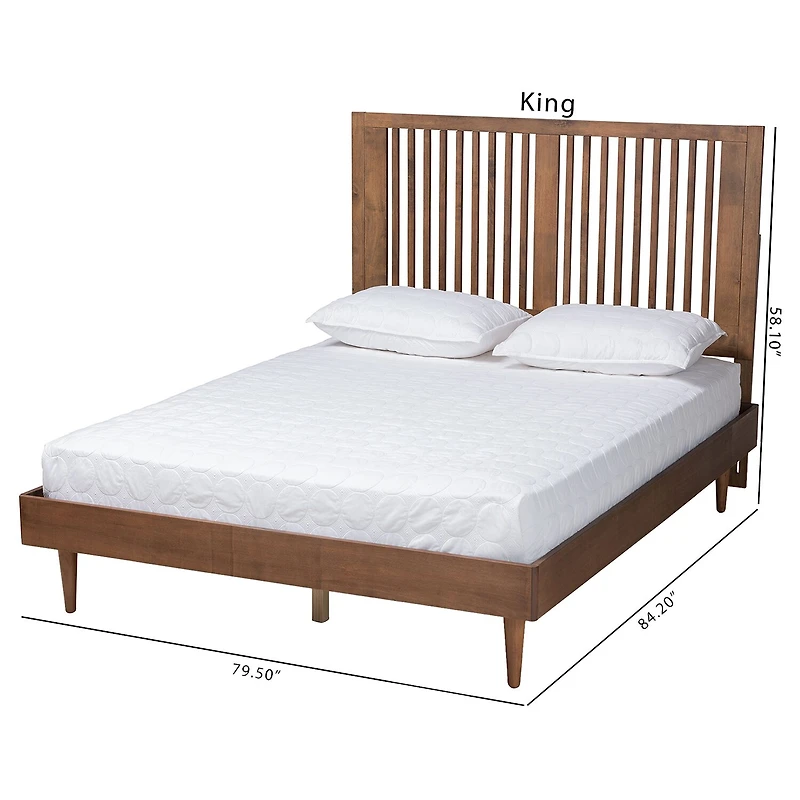 Kioshi Wooden Platform Bed