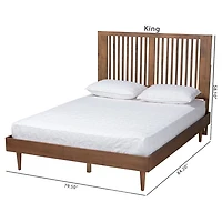 Kioshi Wooden Platform Bed