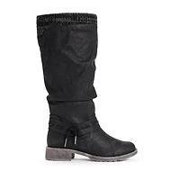 Muk Luks Womens Bianca Beverly Stacked Heel Winter Boots