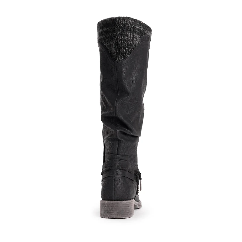 Muk Luks Womens Bianca Beverly Stacked Heel Winter Boots