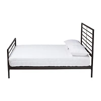 Alva Metal Headboard and Footboard Platform Bed