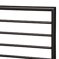 Alva Metal Headboard and Footboard Platform Bed