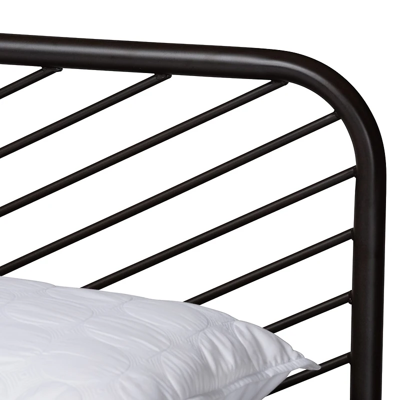 Dora Metal Headboard and Footboard Platform Bed
