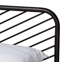 Dora Metal Headboard and Footboard Platform Bed
