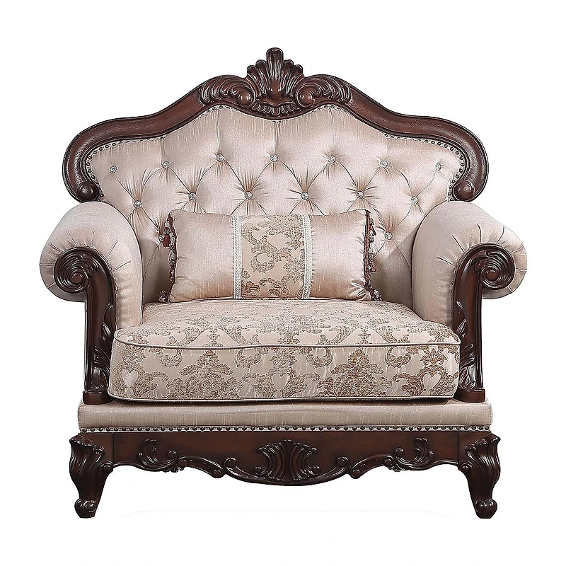 Furniture of America™ Noel Tufted Upholstered Armchair