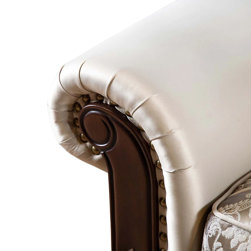 Furniture of America™ Dulupen Tufted Upholstered Wingback Chair