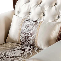 Furniture of America™ Dulupen Tufted Upholstered Wingback Chair