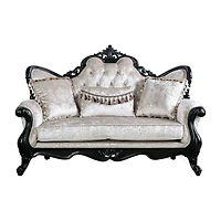 Furniture of America™ Raya Roll-Arm Upholstered Loveseat