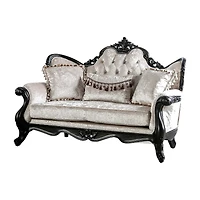 Furniture of America™ Raya Roll-Arm Upholstered Loveseat