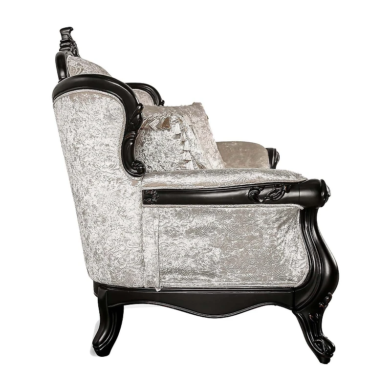 Furniture of America™ Raya Roll-Arm Upholstered Loveseat