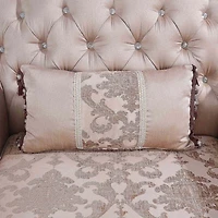 Furniture of America™ Noel Roll-Arm Upholstered Loveseat