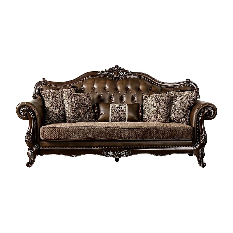 Furniture of America™ Somina Roll-Arm Sofa