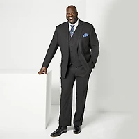 Shaquille O'Neal XLG™ Mens Stretch Fabric Classic Fit Big and Tall Suit Jacket