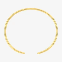 Yes,Please! Womens Diamond Accent White Diamond 14K Sterling Silver Cuff Bracelet