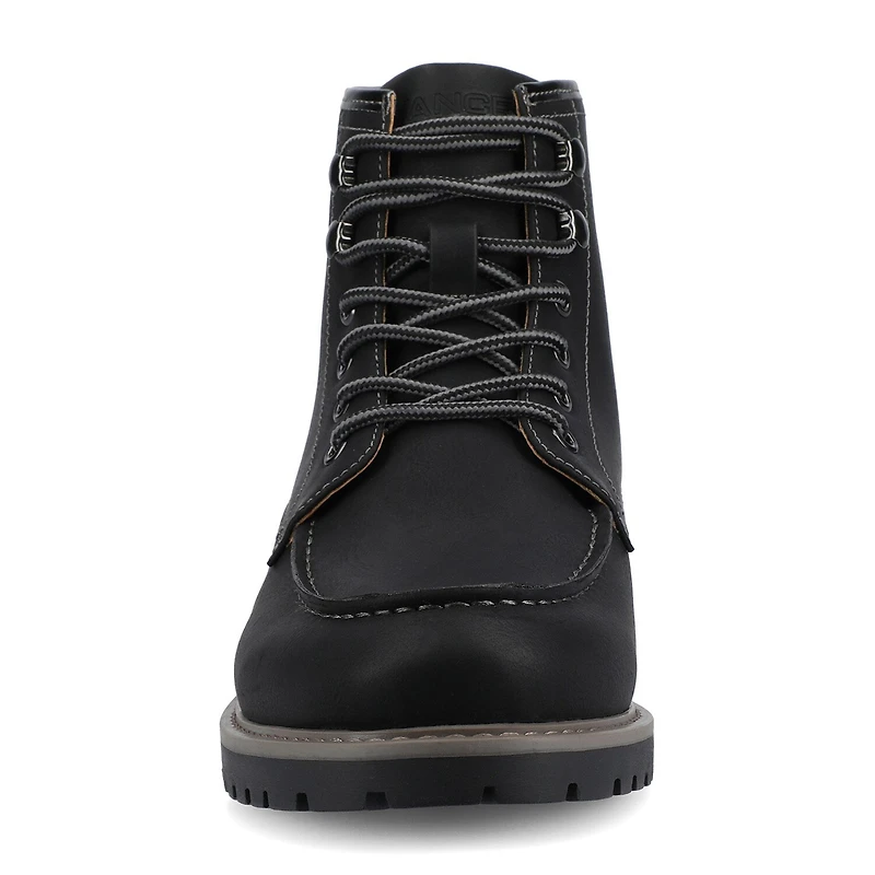 Vance Co Mens Zeus Block Heel Chelsea Boots