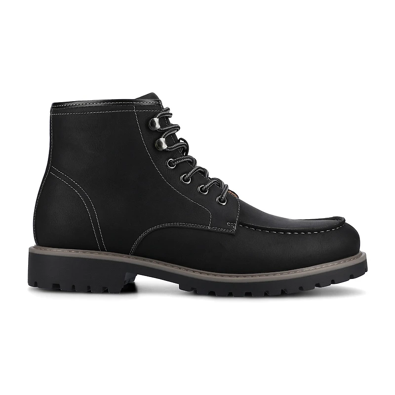 Vance Co Mens Zeus Block Heel Chelsea Boots