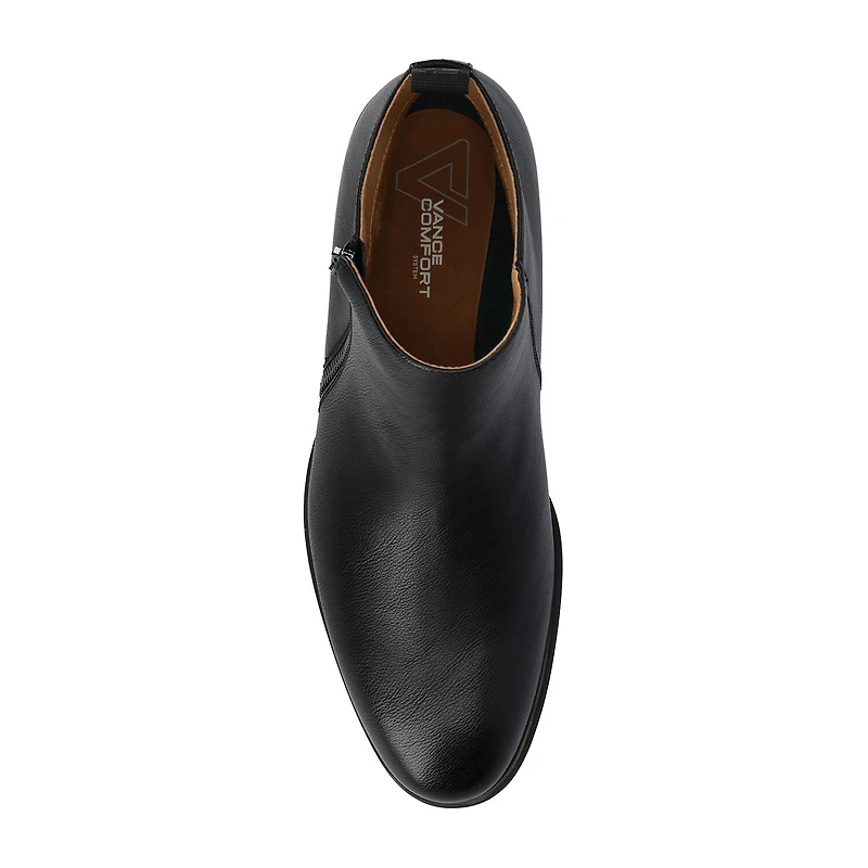 Vance Co Mens Block Heel Chelsea Boots