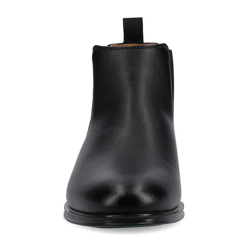 Vance Co Mens Block Heel Chelsea Boots