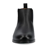 Vance Co Mens Block Heel Chelsea Boots