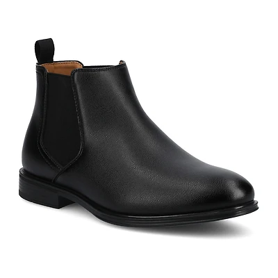 Vance Co Mens Block Heel Chelsea Boots