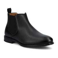 Vance Co Mens Block Heel Chelsea Boots