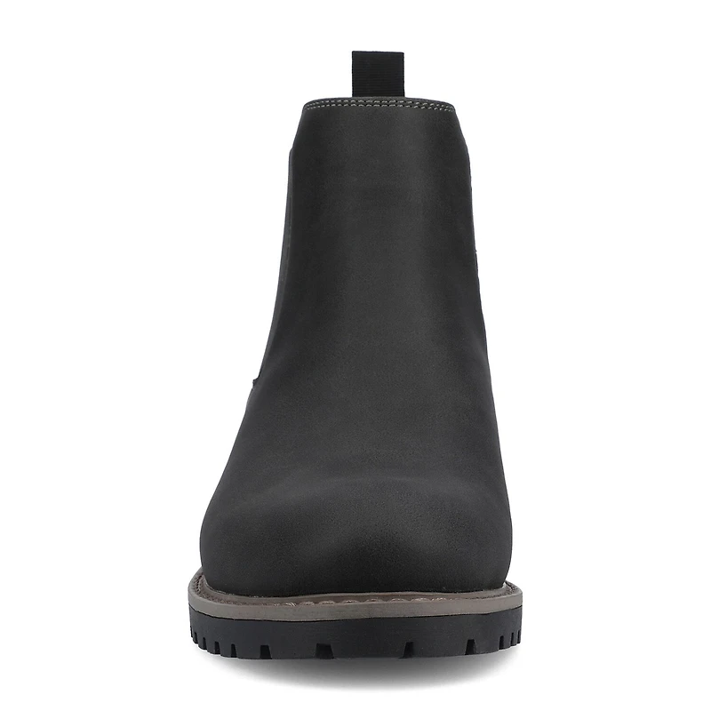 Vance Co Mens Block Heel Chelsea Boots