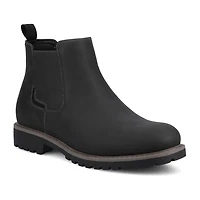 Vance Co Mens Block Heel Chelsea Boots