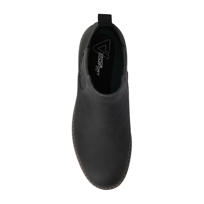Vance Co Mens Block Heel Chelsea Boots
