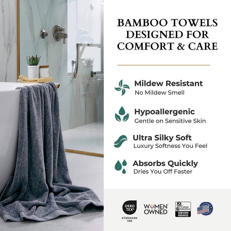 Bedvoyage Cotton & Bamboo Bath Sheet