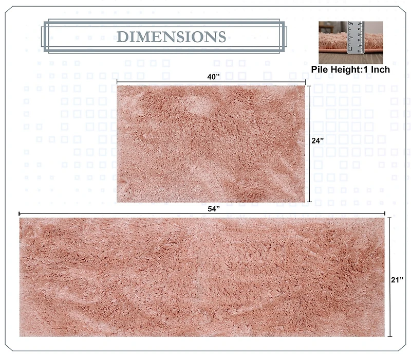 Home Weavers Inc Element 2-pc. Bath Rug Set