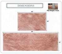 Home Weavers Inc Element 2-pc. Bath Rug Set