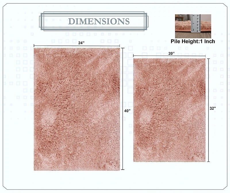 Home Weavers Inc Element 2-pc. Bath Rug Set