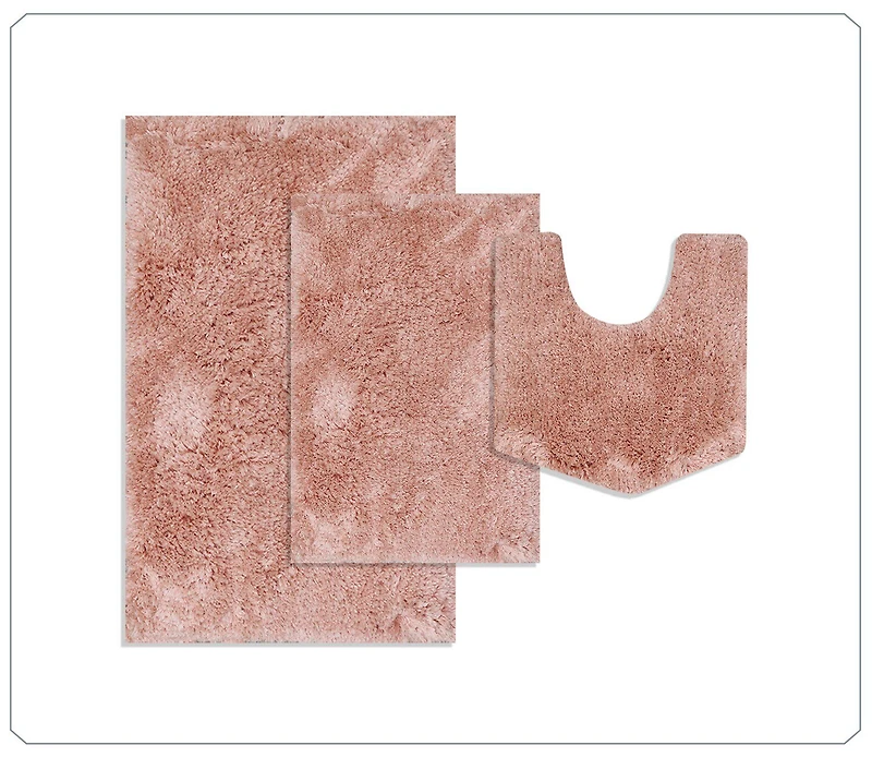 Home Weavers Inc Element 3-pc. Bath Rug Set