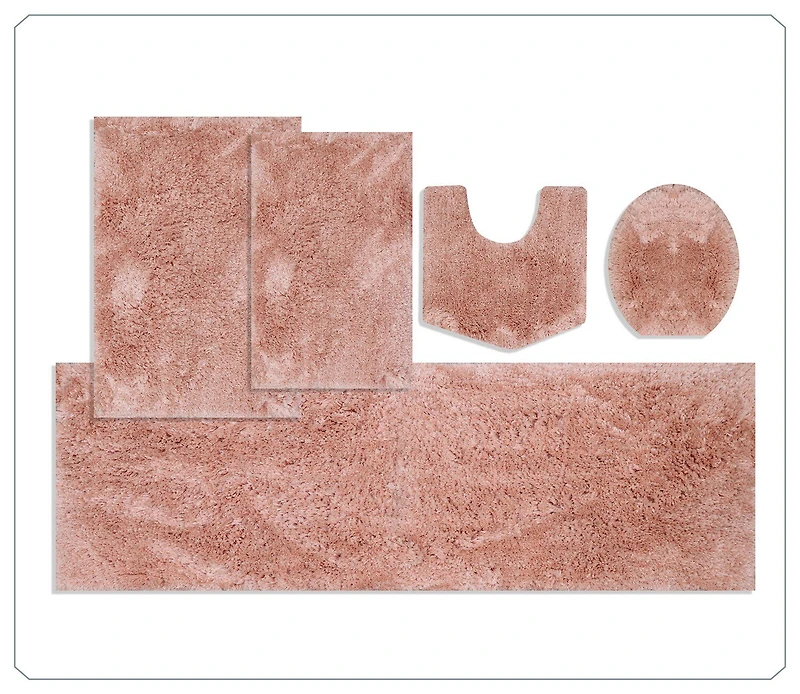 Home Weavers Inc Element 5-pc. Bath Rug Set
