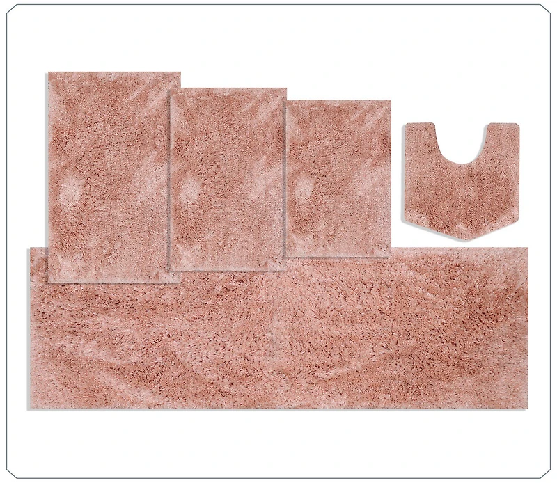 Home Weavers Inc Element 5-pc. Bath Rug Set