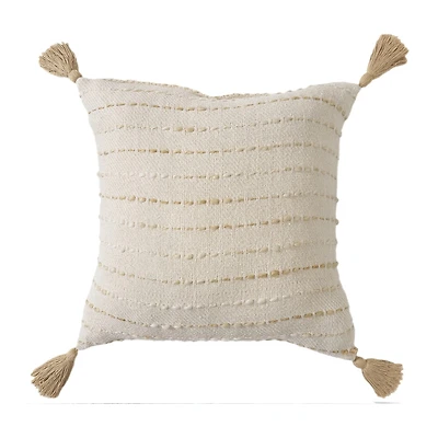 LR Home Lyn Stripe Square Throw Pillow