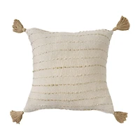 LR Home Lyn Stripe Square Throw Pillow