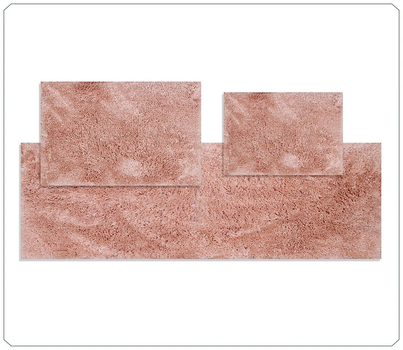 Home Weavers Inc Element 3-pc. Bath Rug Set