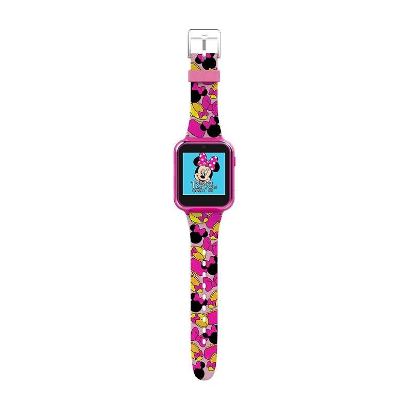 Disney Minnie Mouse Girls Pink Smart Watch Mn4116jc