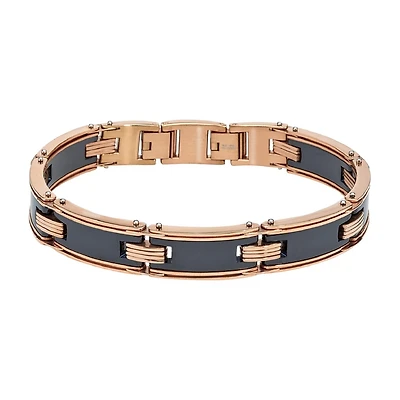 8 1/2 Inch Mens Stainless Steel Link Bracelet