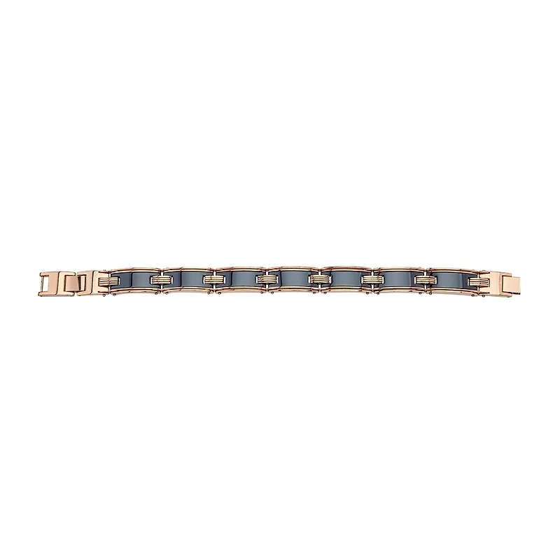 8 1/2 Inch Mens Stainless Steel Link Bracelet