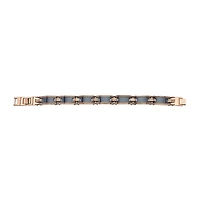 8 1/2 Inch Mens Stainless Steel Link Bracelet